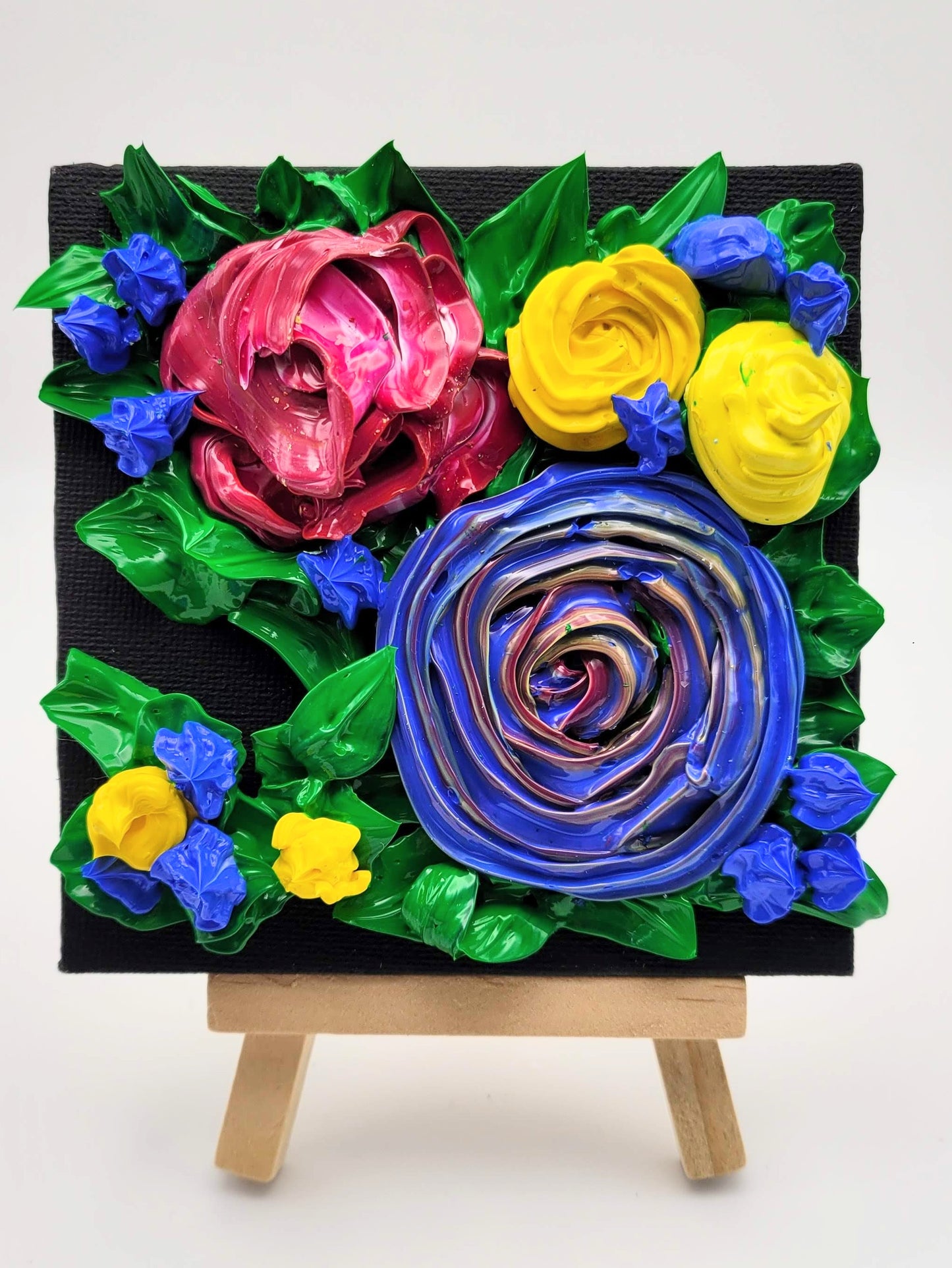 Mini Sculpted Painting-Bouquet 2