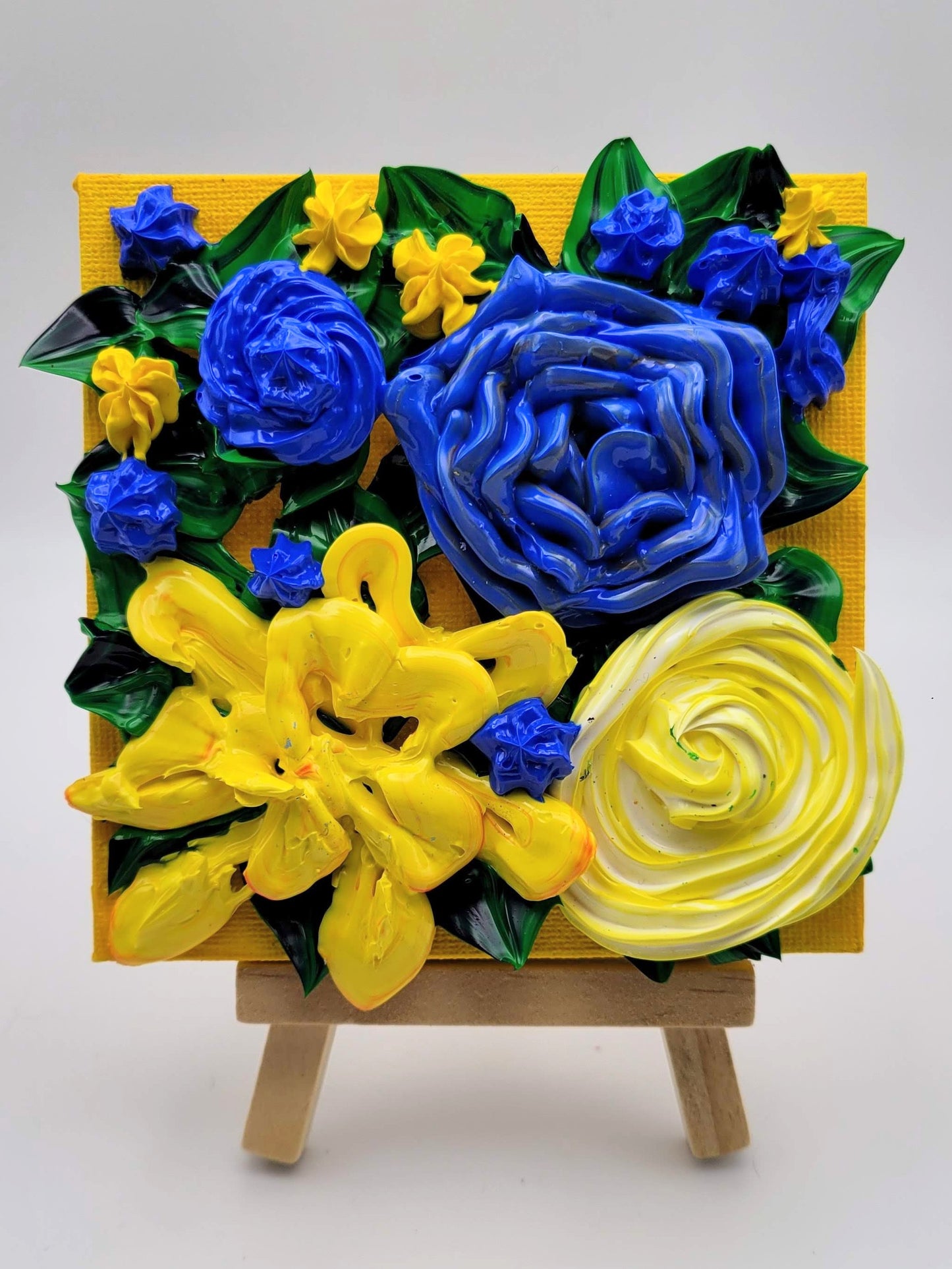 Mini Sculpted Painting-Bouquet 4