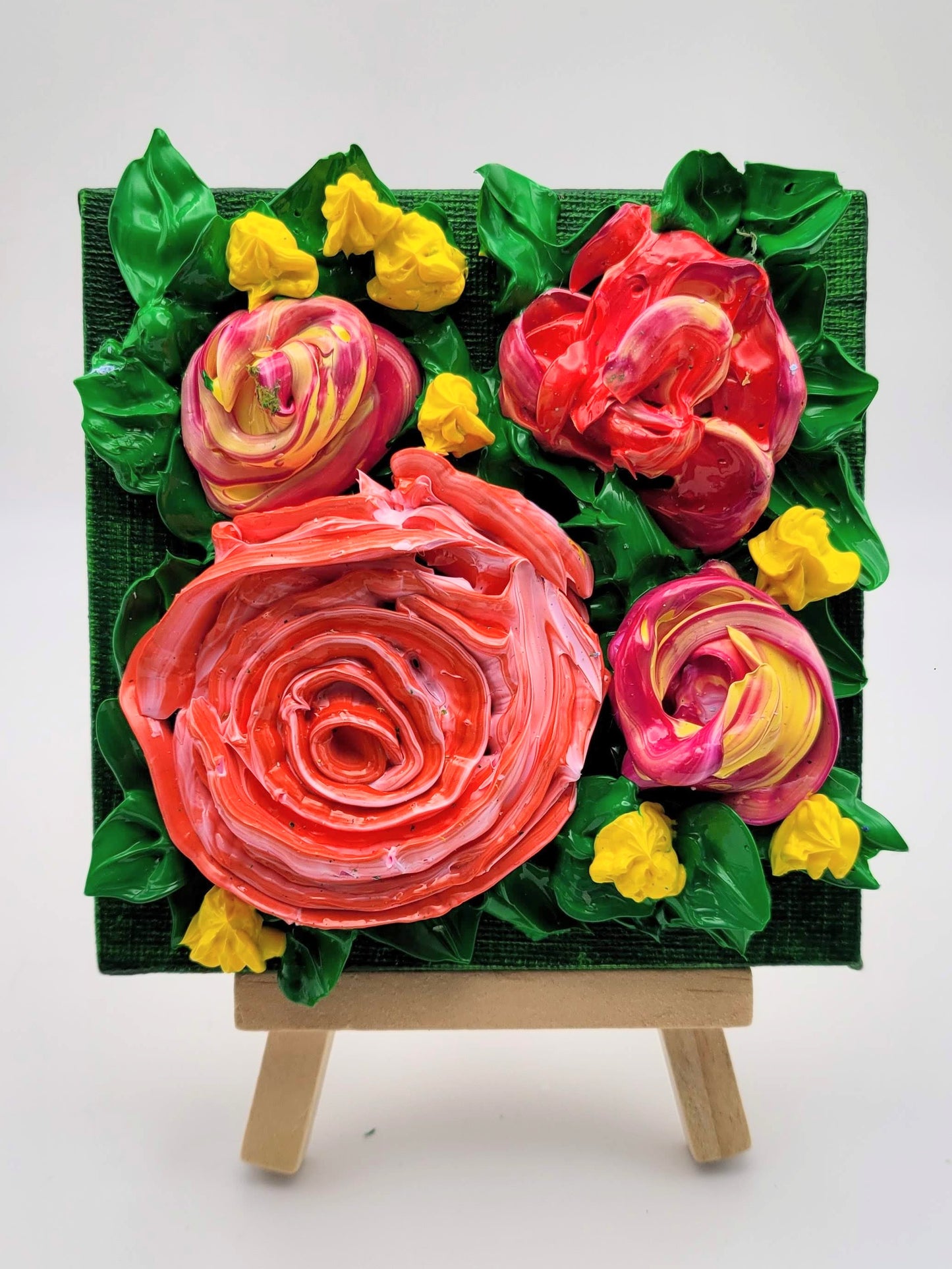 Mini Sculpted Painting-Bouquet 6