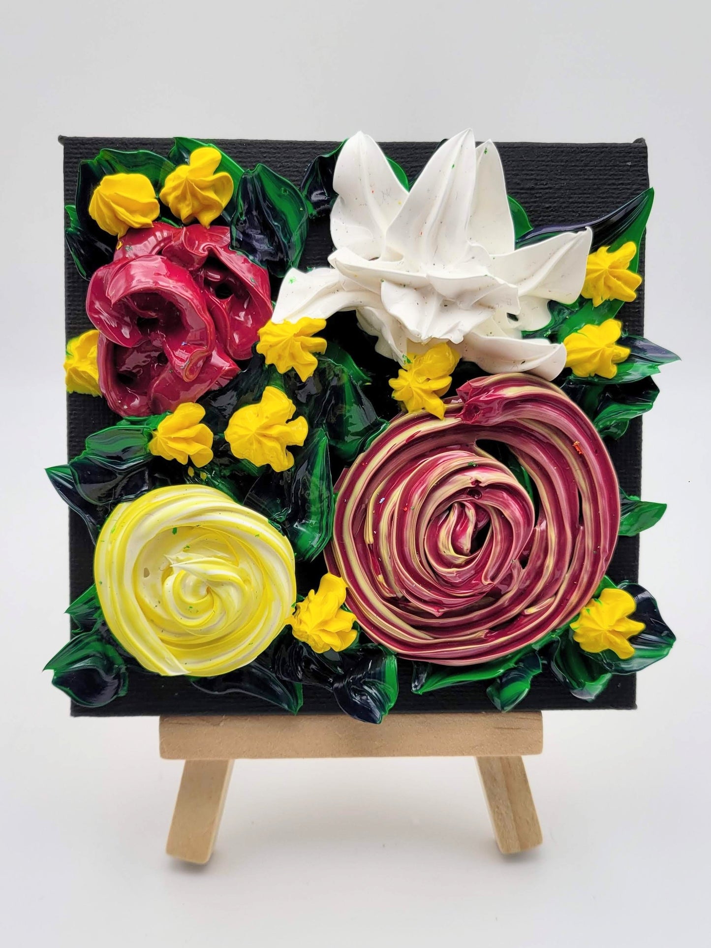 Mini Sculpted Painting-Bouquet 5