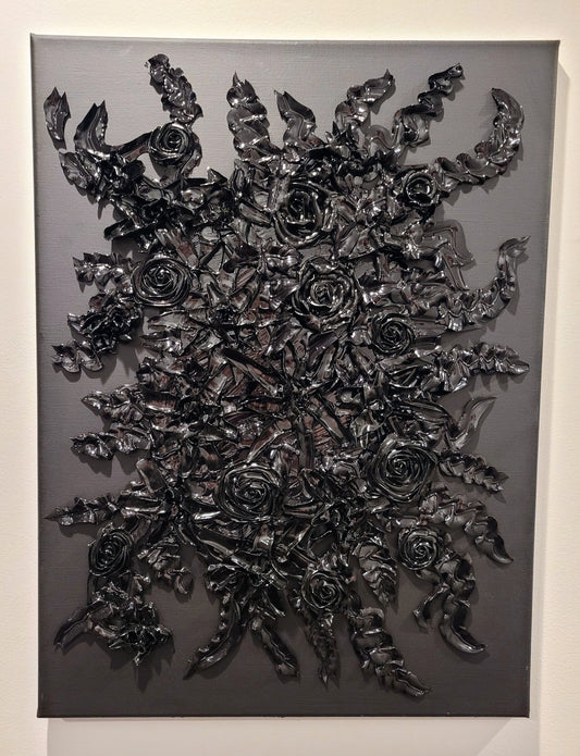 Sculpted Black on Black Garden